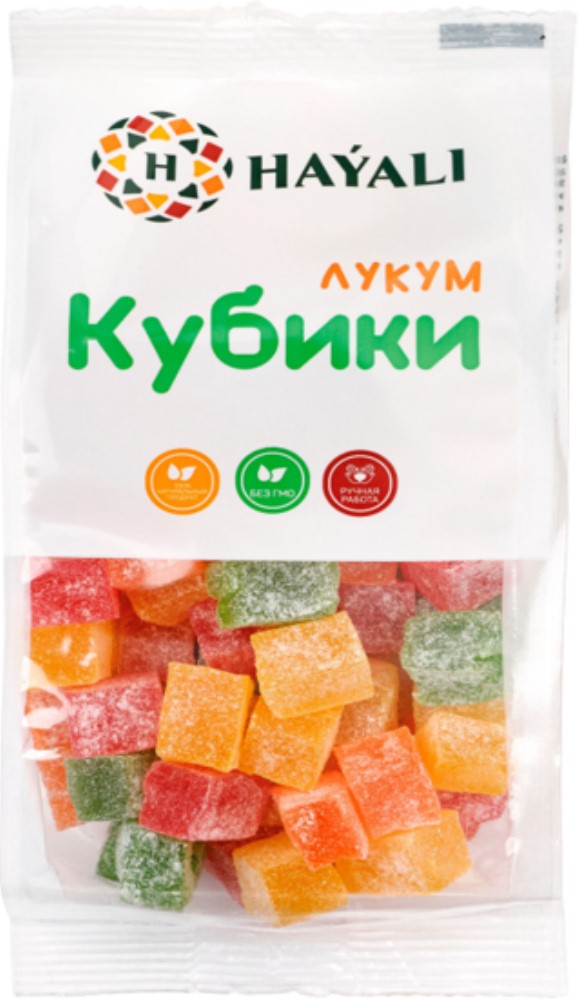 Лукум кубики Фруктовый микс 200г