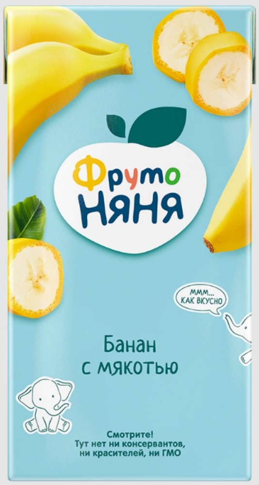 Нектар ФрутоНяня банановый 0,2л