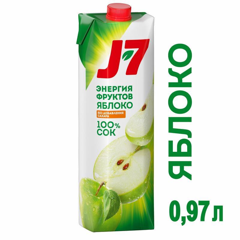 Сок Джей7 яблочный 0,97л
