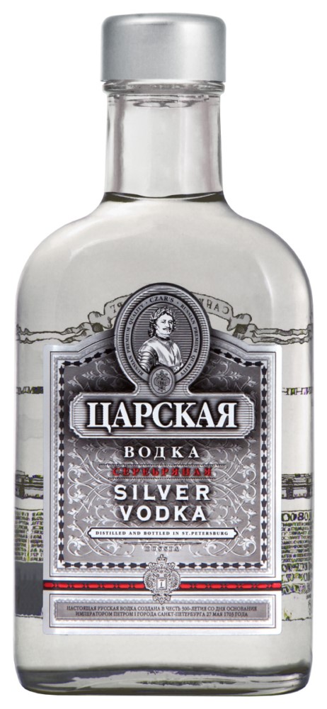 Водка Царская серебряная 0,25л