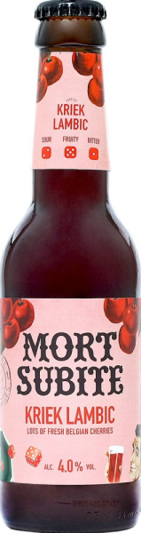 Пивной напиток Морт Сюбите Крик Ламбик 0,25л