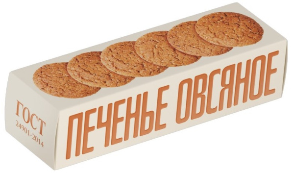 Печенье Полет овсяное классическое 300г