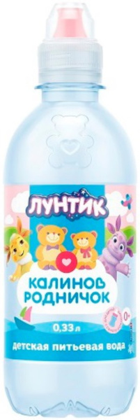 Вода пит.детская Калинов Родничок 0,33л