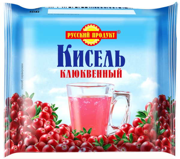 Кисель Клюквенный Русский продукт брикет 190г