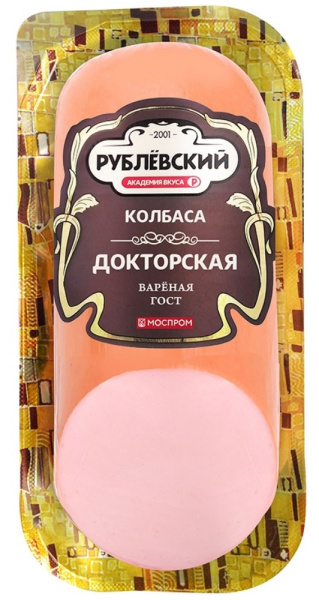 Колбаса Докторская вареная Рублевский 400г