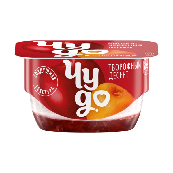 Десерт творожный Чудо вишня/черешня 4% 100г
