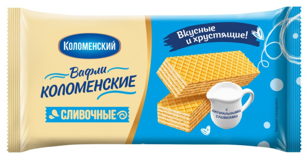 Вафли Сливочные Коломенское 200г