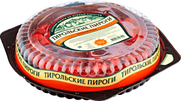 Пирог Круг Клубника 660г