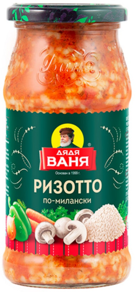 Ризотто Дядя Ваня с грибами по милански 460г