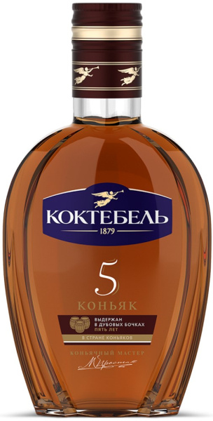 Коньяк Коктебель 5 лет 0,25л