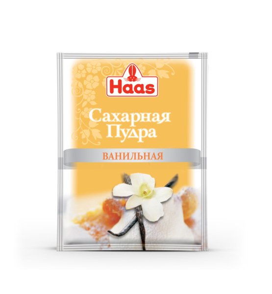 Сахарная пудра Хаас с ванилью 80г