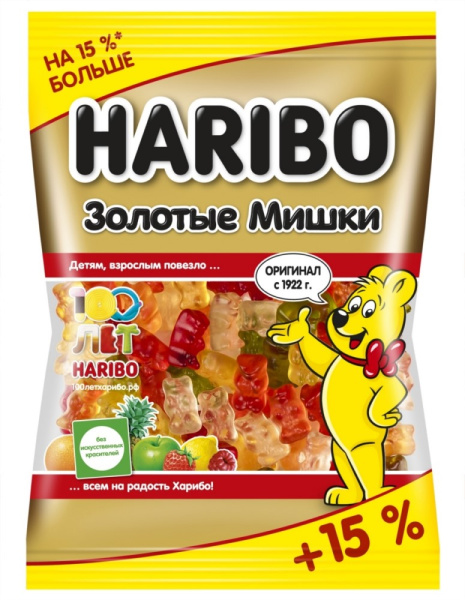 Жевательный мармелад ХАРИБО Золотые Мишки 80г