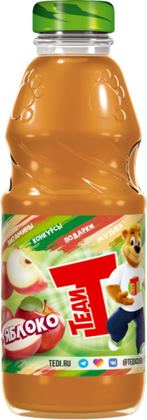 Нектар Теди Яблочный 0,3л ст.бут
