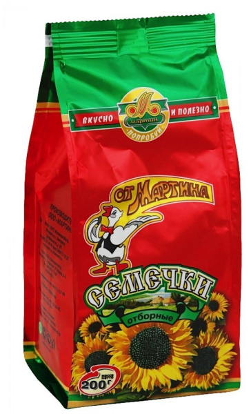 Семечки От Мартина отборные 200г