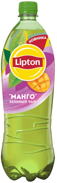 Напиток Липтон зеленый чай со вкусом манго безалкогольный негазированный 0,5л