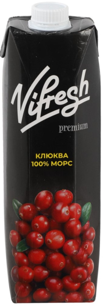 Морс ВИФРЕШ клюквенный 1л