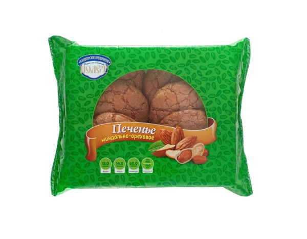 Печенье Полет миндально-ореховое 280г