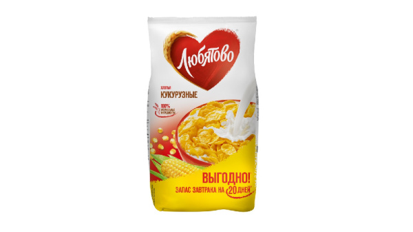 Хлопья Юнайтед Бейкерс кукурузные 600г