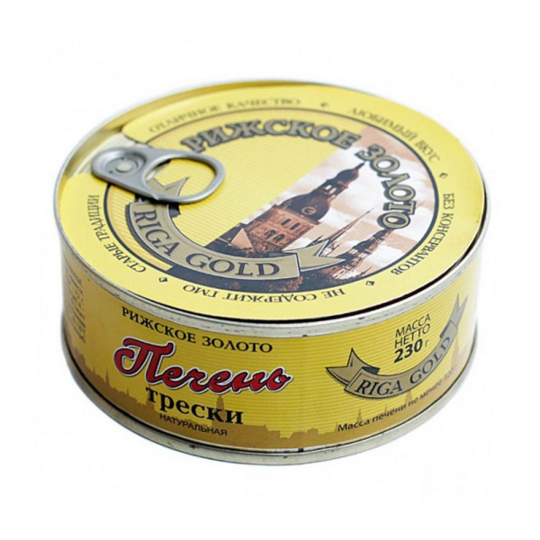 Печень трески Рижское золото 230г