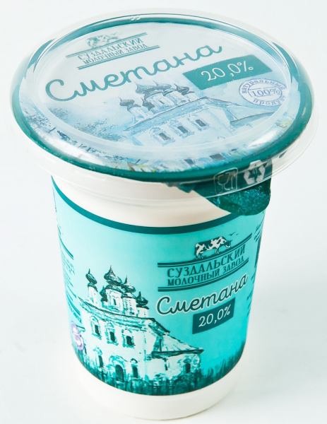 Сметана СуздальскийМЗ 20% 330г