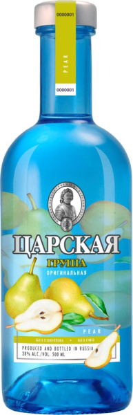 Настойка Царская Оригинальная Груша  горькая 38% 0,5л