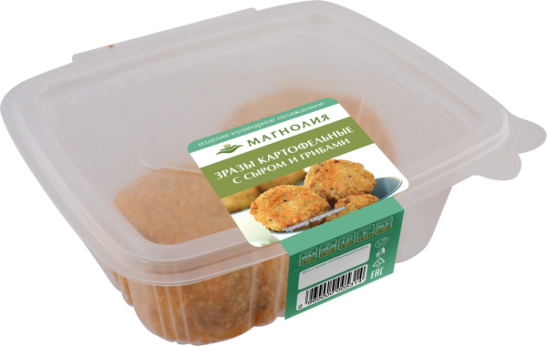 Зразы картофельные с сыром и грибами 120г