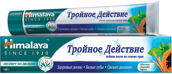 Зубная паста Хималая Тройное действие 125г