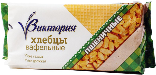 Хлебцы Виктория вафельные пшеничные 60г