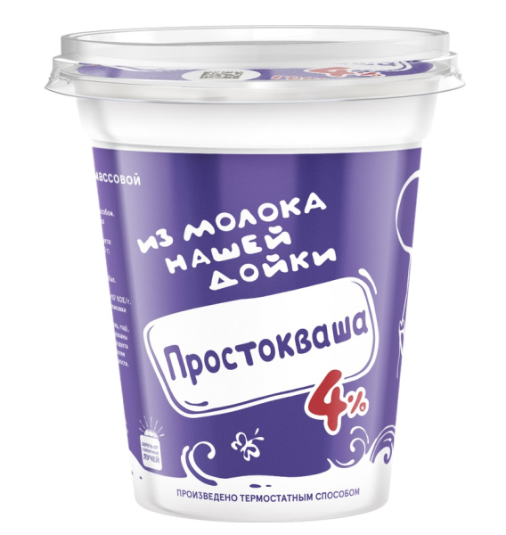 Простокваша Нашей Дойки 4% 300г