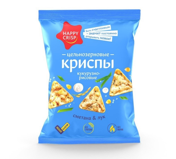 Криспы Хаппи Крисп сметана/лук 50г