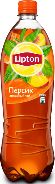 Напиток безалкогольный негазированный Холодный чай Липтон со вкусом персика 1л
