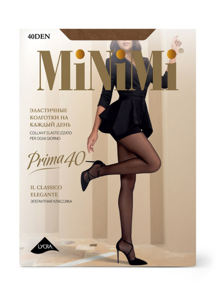 Колготки Minimi PRIMA 40 (шортики) Nero 5