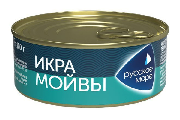 Икра мойвы деликатесная Русское Море 100г