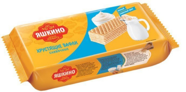Вафли Яшкино сливочные 300г
