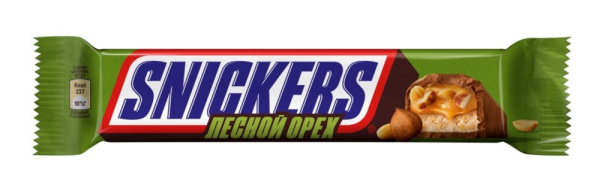 Сникерс с лесным орехом 81г