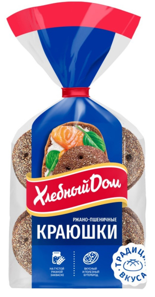 Лепешки Хлебный Дом Краюшки ржано-пшеничные 240г