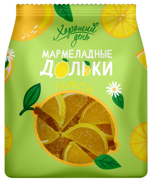 Мармеладные дольки со вкусом лимона 300г