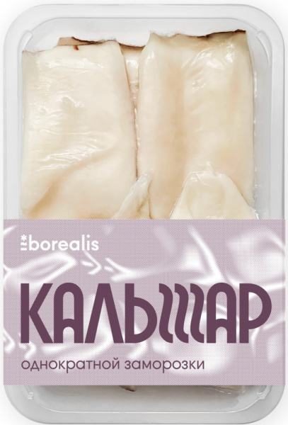 Кальмар Бореалис командорский без кожи свежемороженный 500г