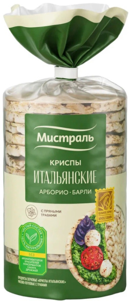 Криспы МИСТРАЛЬ Итальянские 110г