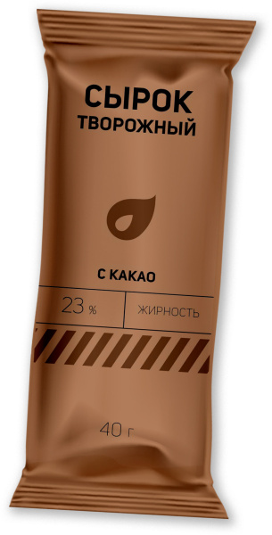 Сырок творожный глазированный Какао 23% 40г