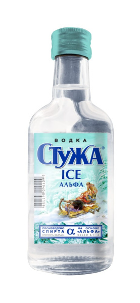 Водка Стужа Кедровая  40% 0,1л