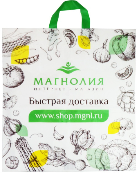 Пакет п/э Магнолия 1шт