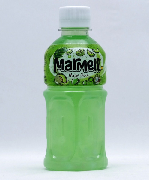 Напиток MarMell Дыня с кусочками кокосового желе безалкогольный негазированный 0,3л