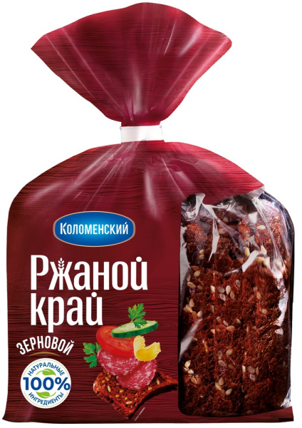 Хлеб Коломенское Ржаной край зерновой 300г