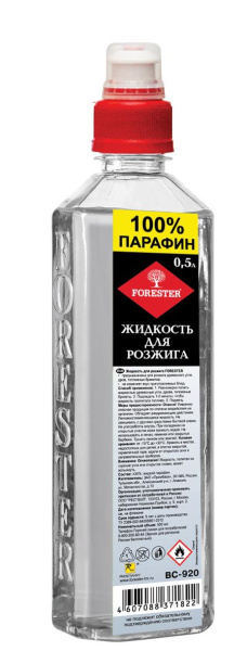 Жидкость для розжига Форестер парафин 0,5л