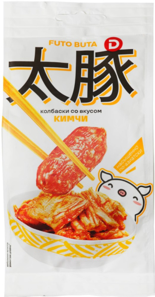 Колбаски Дымов cо вкусом Кимчи сырокопченые 50г