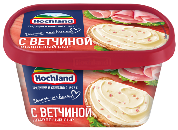 Сыр плавленый Хохланд ветчина 55% 400г
