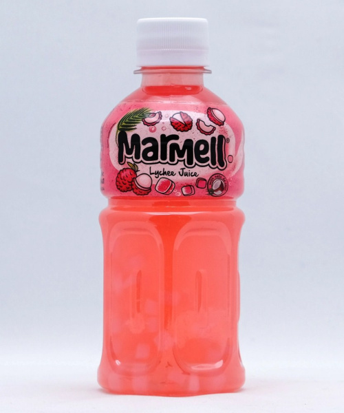 Напиток МarMell Личи с кусочками кокосового желе безалкогольный негазированный 0,3л