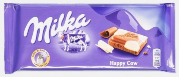 Шоколад молочный Милка счастливая корова 100г