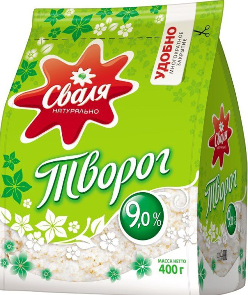 Творог Сваля 9% 400г